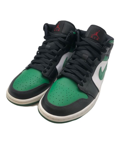 NIKE（ナイキ）NIKE (ナイキ) AIR JORDAN 1 MID グリーン×ブラック サイズ:27.5の古着・服飾アイテム