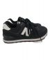 中古・古着 NEW BALANCE (ニューバランス) スニーカー ブラック×ホワイト サイズ:27cm：6000円