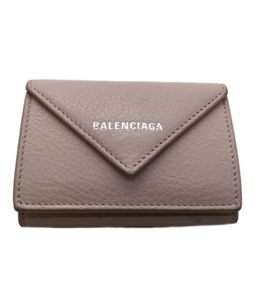 BALENCIAGA（バレンシアガ）BALENCIAGA (バレンシアガ) ペーパーミニウォレット スカイブルーの古着・服飾アイテム