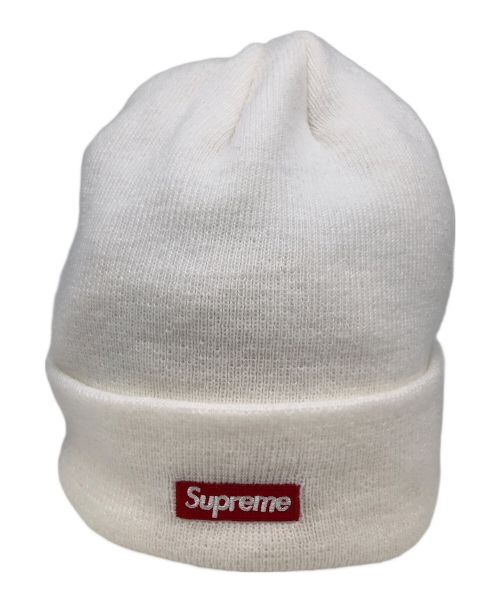 SUPREME（シュプリーム）Supreme (シュプリーム) New Era (ニューエラ) ニット帽 ホワイトの古着・服飾アイテム