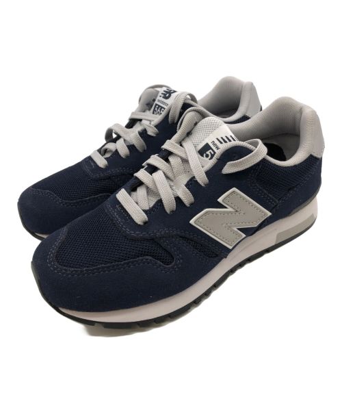 NEW BALANCE（ニューバランス）NEW BALANCE (ニューバランス) ローカットスニーカー ネイビー サイズ:24cmの古着・服飾アイテム