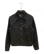 LEVI'S×FILSONリーバイス×フィルソン）の古着「OIL FINISH TRUCKER JACKET」｜ブラック