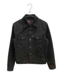 LEVI'S×FILSON（リーバイス×フィルソン）の古着「OIL FINISH TRUCKER JACKET」｜ブラック