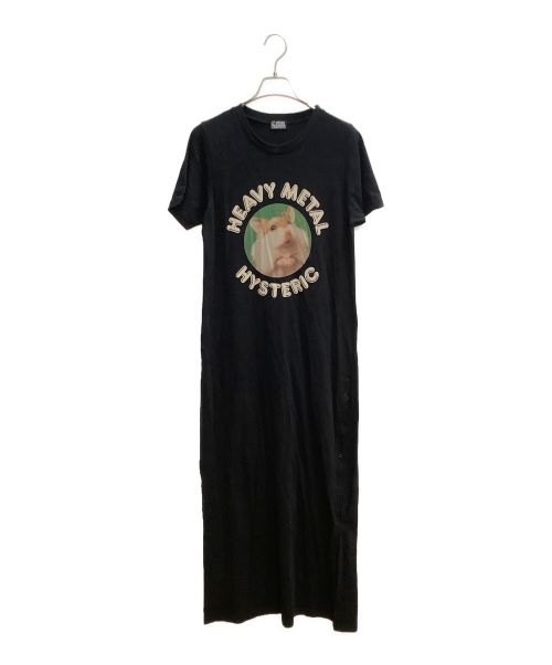 Hysteric Glamour（ヒステリックグラマー）Hysteric Glamour (ヒステリックグラマー) HEAVY METAL HYS ワンピース ブラック サイズ:SIZE Freeの古着・服飾アイテム