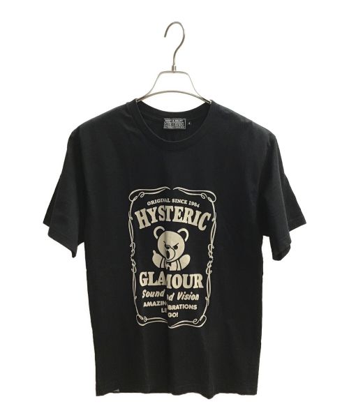 Hysteric Glamour（ヒステリックグラマー）Hysteric Glamour (ヒステリックグラマー) プリントカットソー / BEAR LABEL ブラック サイズ:SIZE Sの古着・服飾アイテム