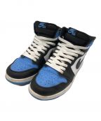 NIKEナイキ）の古着「Air JORDAN 1 Retro レトロ High OG 'UNC Toe'」｜ブルー×ブラック