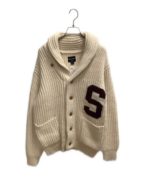 Snow peak（スノーピーク）Snow peak (スノーピーク) JOURNAL STANDARD relume (ジャーナルスタンダード レリューム) Classic Knit Cardigan ベージュ サイズ:M 未使用品の古着・服飾アイテム