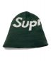 Supreme（シュプリーム）の古着「Big Logo Beanie」｜グリーン×ホワイト