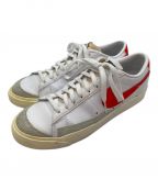 NIKEナイキ）の古着「Nike Blazer Low 77 Vintage」｜ホワイト×オレンジ