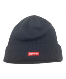 SUPREME×New Era（シュプリーム×ニューエラ）の古着「Logo Beanie」｜ネイビー×レッド