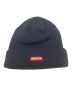 Supreme（シュプリーム）の古着「Logo Beanie」｜ネイビー×レッド