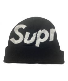 SUPREME（シュプリーム）の古着「Big Logo Beanie」｜ブラック×ホワイト