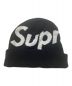 Supreme（シュプリーム）の古着「Big Logo Beanie」｜ブラック×ホワイト