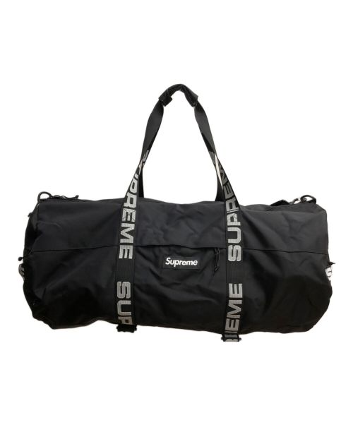 SUPREME（シュプリーム）Supreme (シュプリーム) Duffle Bag ブラック×ホワイトの古着・服飾アイテム