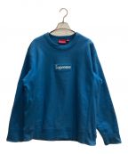 SUPREMEシュプリーム）の古着「BOX Logo Crewneck/ボックスロゴクルーネック」｜ブルー