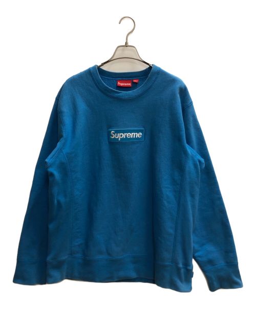 SUPREME（シュプリーム）SUPREME (シュプリーム) BOX Logo Crewneck/ボックスロゴクルーネック ブルー サイズ:Lの古着・服飾アイテム