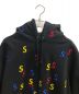 中古・古着 Supreme (シュプリーム) Embroidered S Hooded Sweatshrt/エンブロイダードSフーディスウェットシャツ ブラック サイズ:XL：22000円