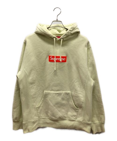 SUPREME（シュプリーム）Supreme (シュプリーム) Box Logo Hooded Sweatshirt イエロー×オレンジ サイズ:Ｌの古着・服飾アイテム