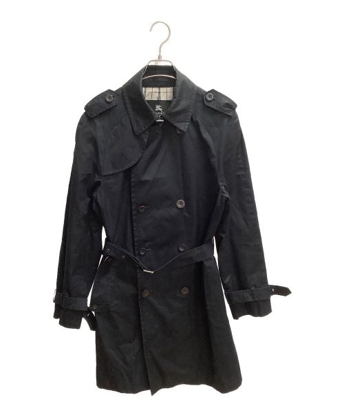 BURBERRY BLACK LABEL（バーバリーブラックレーベル）BURBERRY BLACK LABEL (バーバリーブラックレーベル) トレンチコート ネイビー サイズ:SIZE Mの古着・服飾アイテム