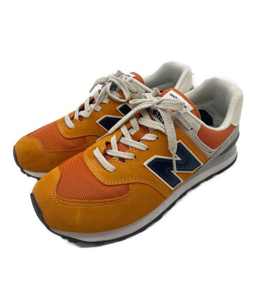 NEW BALANCE（ニューバランス）NEW BALANCE (ニューバランス) スニーカー オレンジ×グレー サイズ:27の古着・服飾アイテム