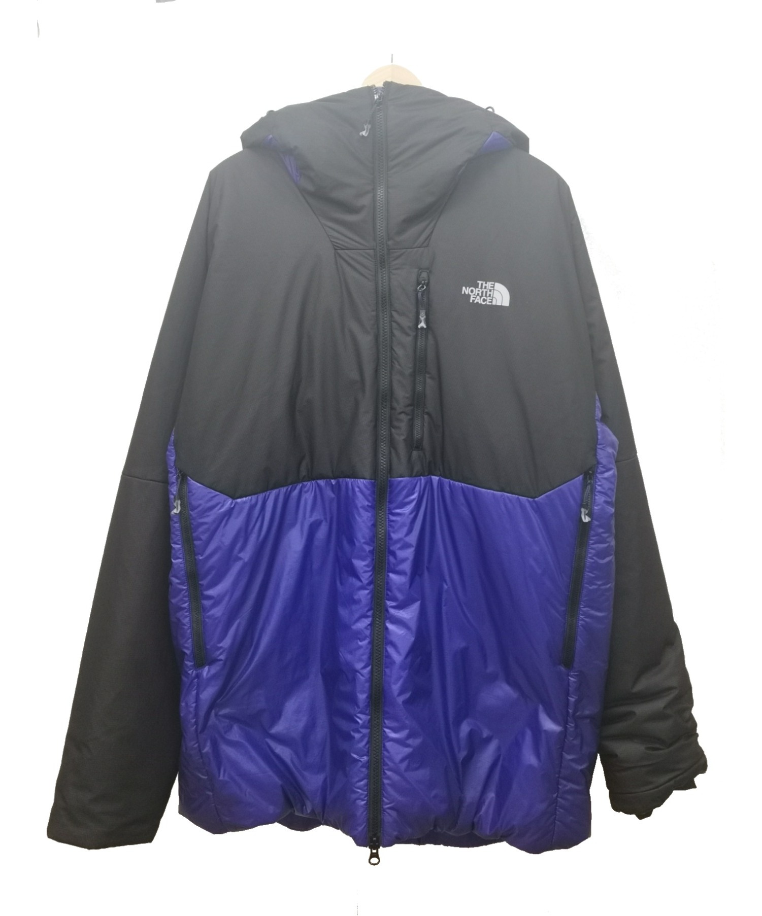 THE NORTH FACE (ザ ノース フェイス) シンセティックビレイパーカ ブルー×ブラック サイズ:XL