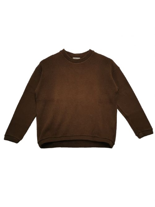 alvana（アルヴァナ）alvana (アルヴァナ) RIB KNIT CREWNECK P/O ブラウン サイズ:SIZE1 未使用品の古着・服飾アイテム