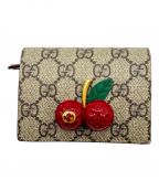 GUCCIグッチ）の古着「2つ折り財布」｜ブラウン