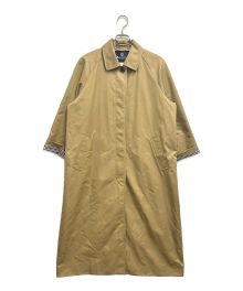 Aquascutum×L'ESSAGE（アクアスキュータム×レサージュ）の古着「ステンカラーコート」｜ベージュ