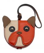 FURLAフルラ）の古着「コインケース」｜オレンジ×アイボリー