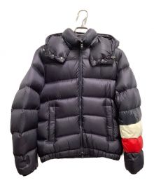 MONCLER（モンクレール）の古着「アームトリコロールダウンジャケット」｜ネイビー