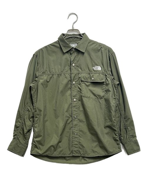 THE NORTH FACE（ザ ノース フェイス）THE NORTH FACE (ザ ノース フェイス) ヌプシ シャツ グリーン サイズ:Sの古着・服飾アイテム