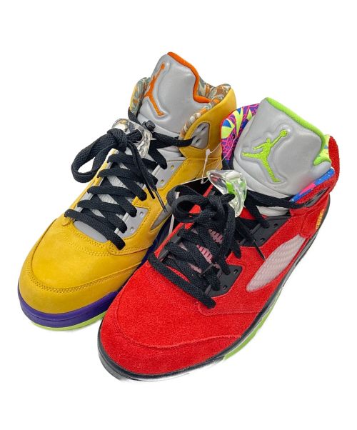 NIKE（ナイキ）NIKE (ナイキ) AIR JORDAN 5 RETRO SE レッド×イエロー サイズ:27㎝ 未使用品の古着・服飾アイテム