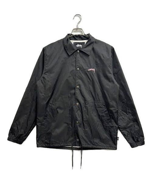 stussy（ステューシー）stussy (ステューシー) コーチジャケット ブラック サイズ:Mの古着・服飾アイテム