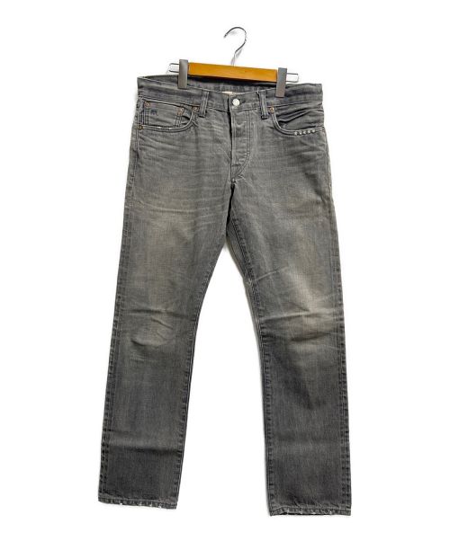 RRL（ダブルアールエル）RRL (ダブルアールエル) スリムフィットセルビッジデニムパンツ グレー サイズ: W30×L30の古着・服飾アイテム