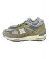 NEW BALANCE (ニューバランス) スニーカー ライトグレー×グリーン サイズ:USA 9：17000円