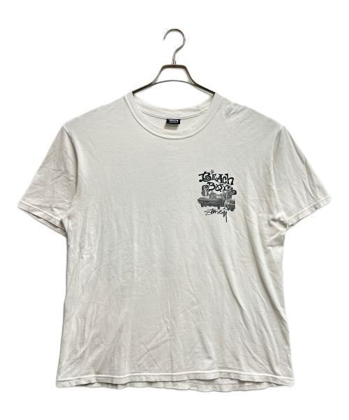 stussy（ステューシー）stussy (ステューシー) 半袖カットソー ホワイト サイズ:Lの古着・服飾アイテム