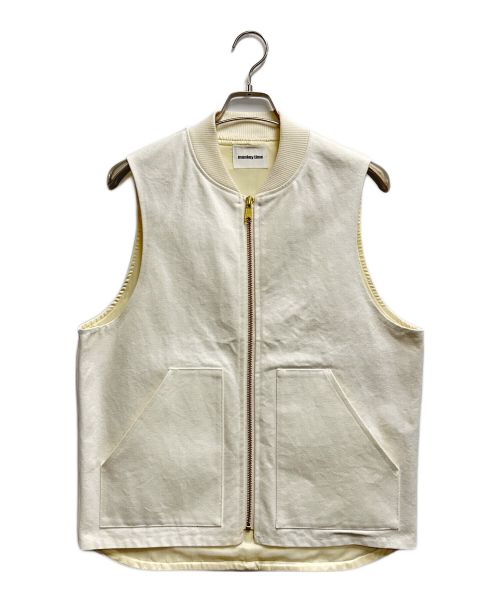 MONKEY TIME（モンキータイム）MONKEY TIME (モンキータイム) ジップベスト / SOLID CVS ZIP VEST ホワイト サイズ:Mの古着・服飾アイテム