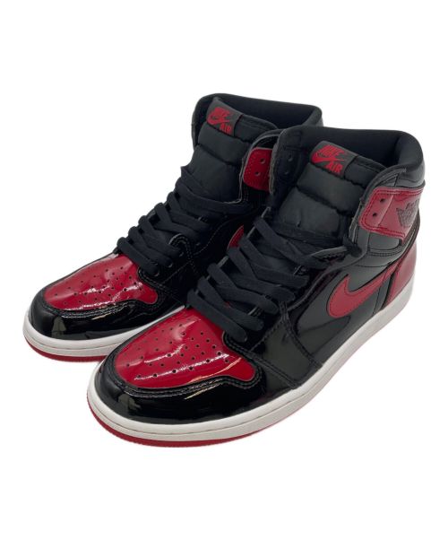 NIKE（ナイキ）NIKE (ナイキ) AIR JORDAN1 HIGH ブラック×レッド サイズ:27.5㎝の古着・服飾アイテム