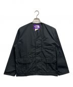 THE NORTHFACE PURPLELABELザ・ノースフェイス パープルレーベル）の古着「Midweight 65/35 Hopper Field Cardigan」｜ブラック