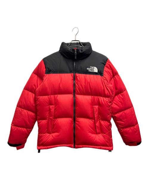 THE NORTH FACE（ザ ノース フェイス）THE NORTH FACE (ザ ノース フェイス) ヌプシジャケット レッド×ブラック サイズ:XLの古着・服飾アイテム