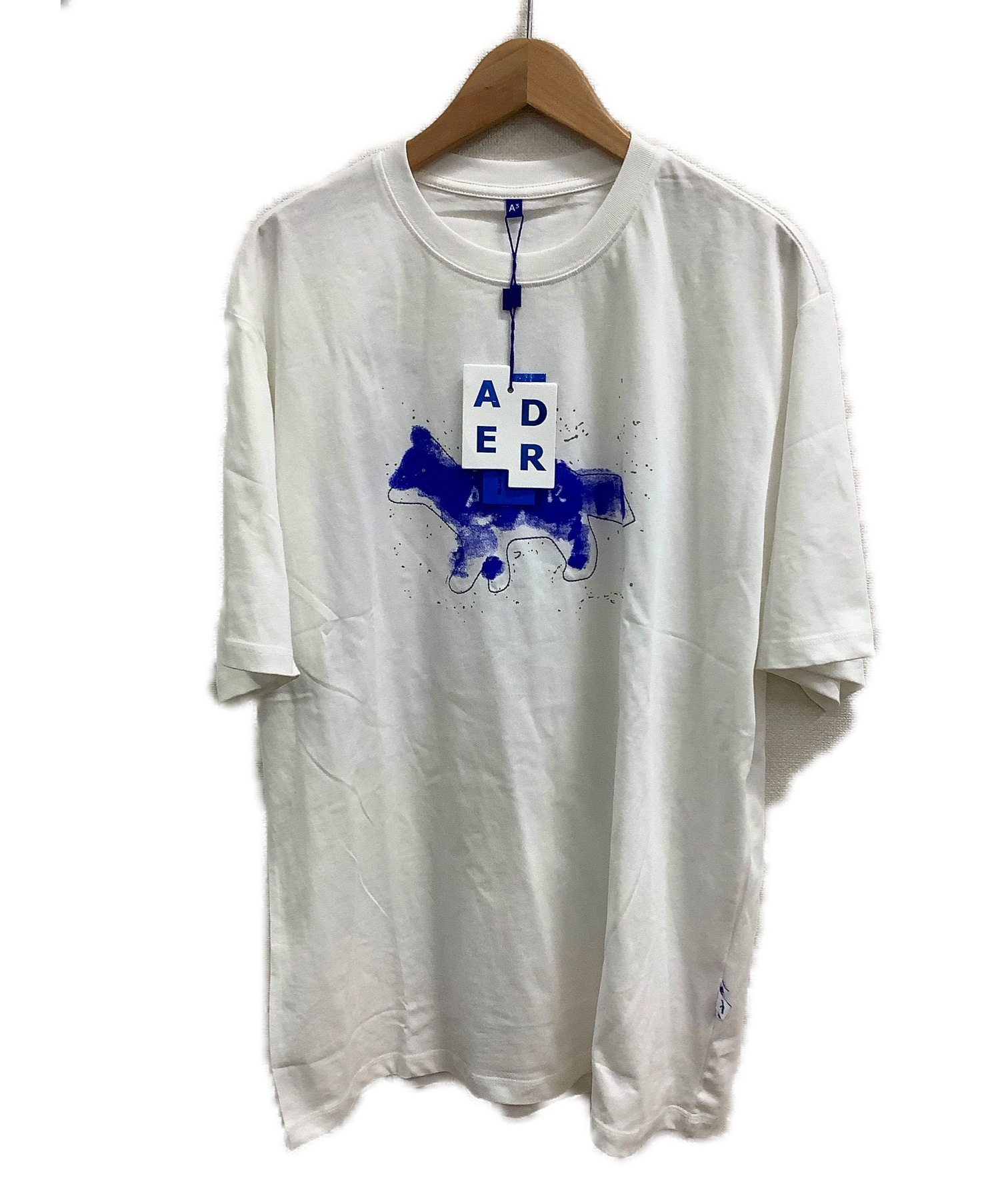 中古 古着通販 Ader Error Maison Kitsune アーダーエラー メゾン キツネ プリントtシャツ ホワイト サイズ A3 未使用品 夏物 ブランド 古着通販 トレファク公式 Trefac Fashion