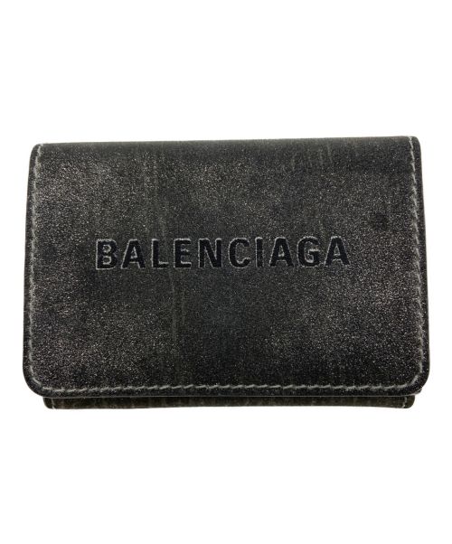 BALENCIAGA（バレンシアガ）BALENCIAGA (バレンシアガ) 3つ折り財布 シルバーの古着・服飾アイテム