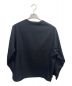 moncao (モンサオ) WOOL/SILK SKIPPER PULL OVER ブラック サイズ:L：6800円