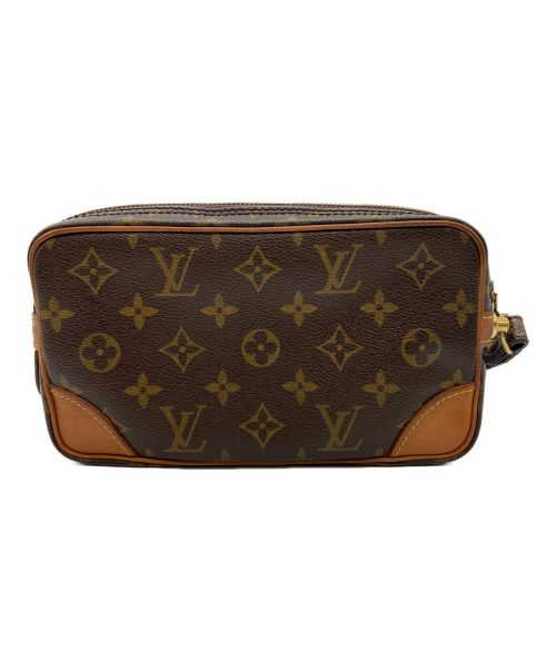 LOUIS VUITTON（ルイ ヴィトン）LOUIS VUITTON (ルイ ヴィトン) クラッチバッグ ブラウンの古着・服飾アイテム