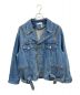 FACETASM（ファセッタズム）の古着「BIG DENIM RADING JACKET」｜インディゴ