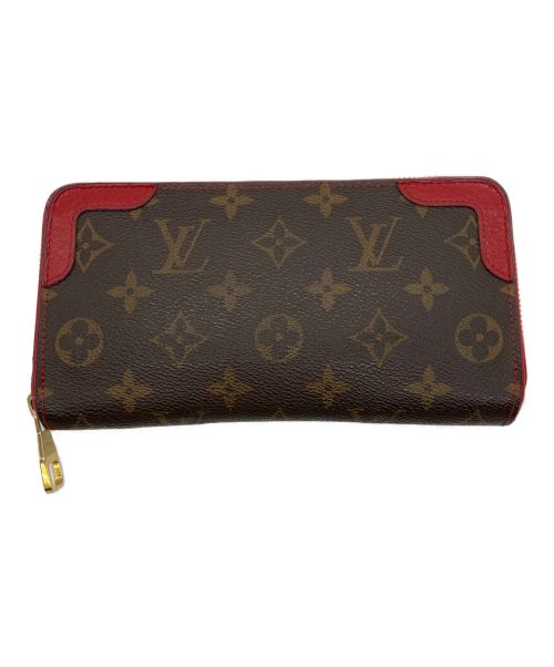 LOUIS VUITTON（ルイ ヴィトン）LOUIS VUITTON (ルイ ヴィトン) 長財布 レッド×ブラウンの古着・服飾アイテム