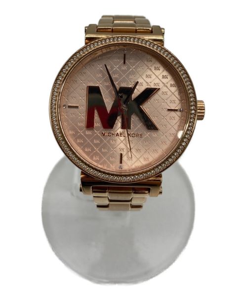 MICHAEL KORS（マイケルコース）MICHAEL KORS (マイケルコース) 腕時計 ピンクゴールドの古着・服飾アイテム