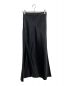 CINOH（チノ）の古着「BLACK FORMAL BONDING ACETATE SATIN MARMAID SKIRT」｜ブラック