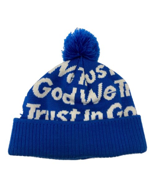 SUPREME（シュプリーム）Supreme (シュプリーム) in God We Trust Beanie ホワイト×ブルーの古着・服飾アイテム