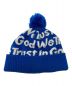 Supreme（シュプリーム）の古着「in God We Trust Beanie」｜ホワイト×ブルー